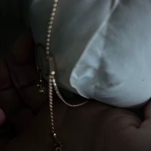 Rose gold and silver bracelet